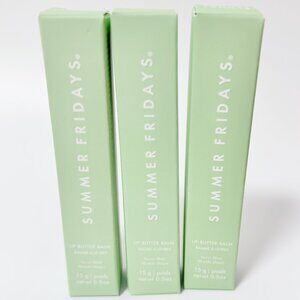 3pack (Sweet Mint) Summer Fridays Lip Butter Balm Conditioning Lip New With box